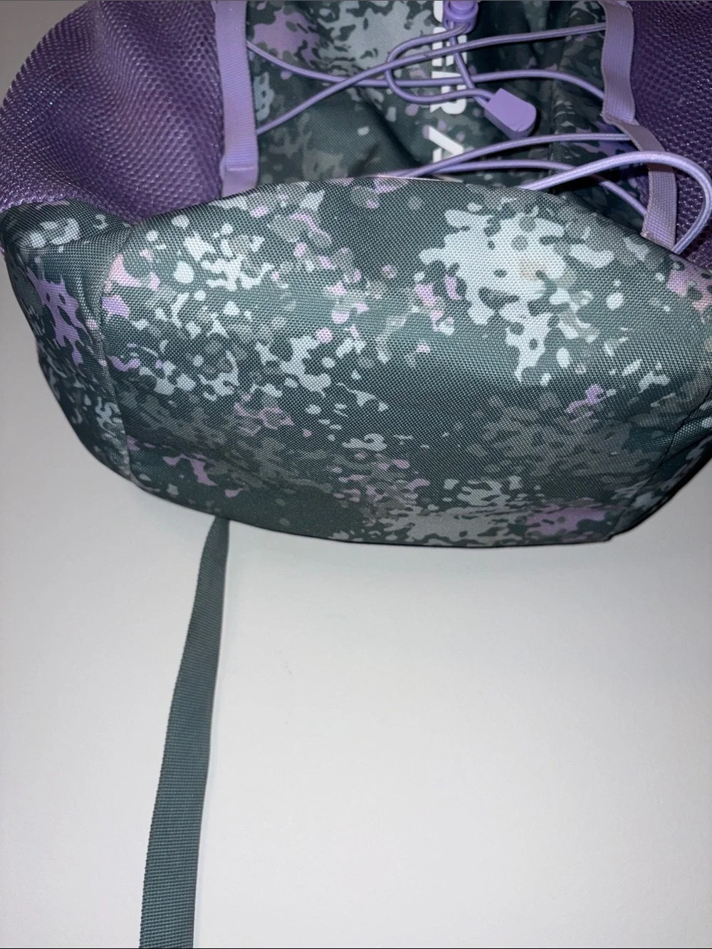 Under Armour Gray & Purple Sports Backpack